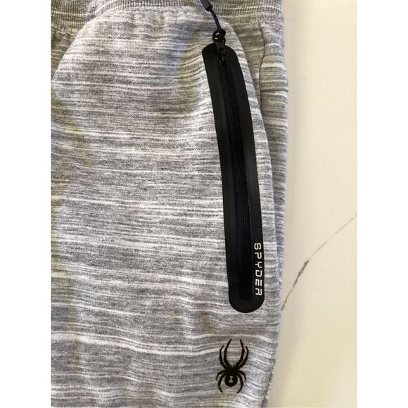 SPYDER Sz XL Active Performance Jogger Tapered Leg Gray Pockets - Picture 3 of 7
